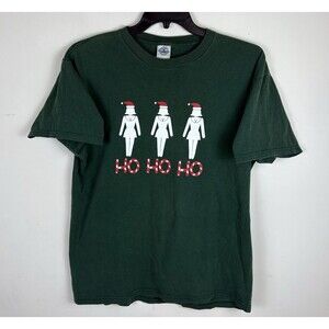 Vintage Y2K Joke Graphic T-Shirt / Green / Size Large